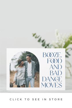 Funny Bad Dance Moves Arch Photo Save the Date